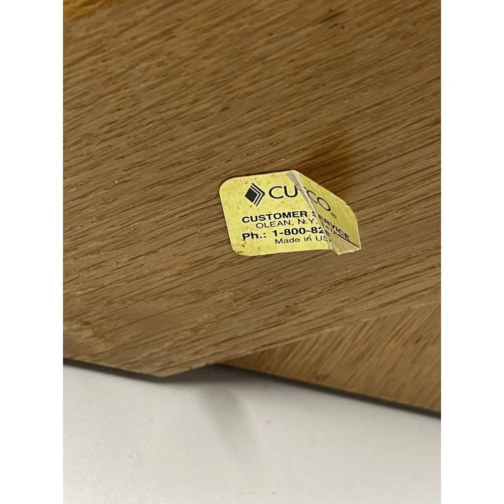 Cutco 4 Slot Wooden Knife Block - Made in USA